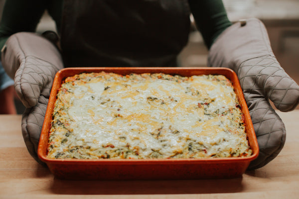 Family Favorite Vanilla Spinach Casserole