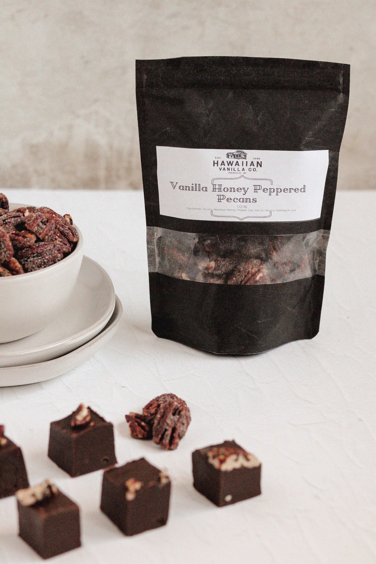 Honey Pepper Pecans – Hawaiian Vanilla Company